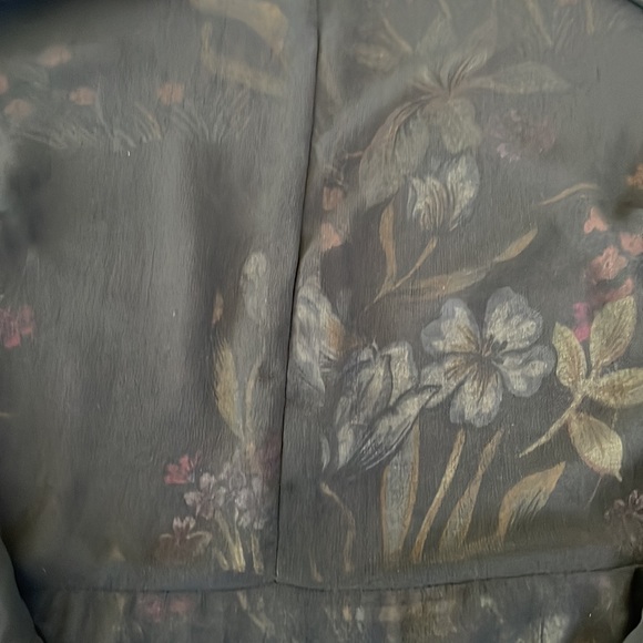 NWT ⭐️HP⭐️ willow & clay Floral MIDI Dress 3/4 Sleeves - M - Picture 10 of 12